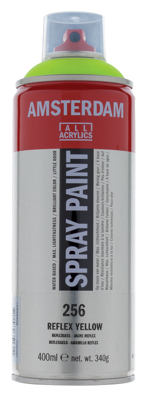 Amsterdam Acrylic Spray Number 256 Color Reflex Yellow 400ml