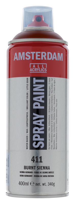 Amsterdam Acrylic Spray Number 411 Color Toasted Sienna Earth 400ml