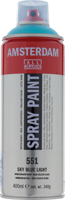 Amsterdam Acrylspray Nummer 551 Farbe Helles Himmelblau 400ml