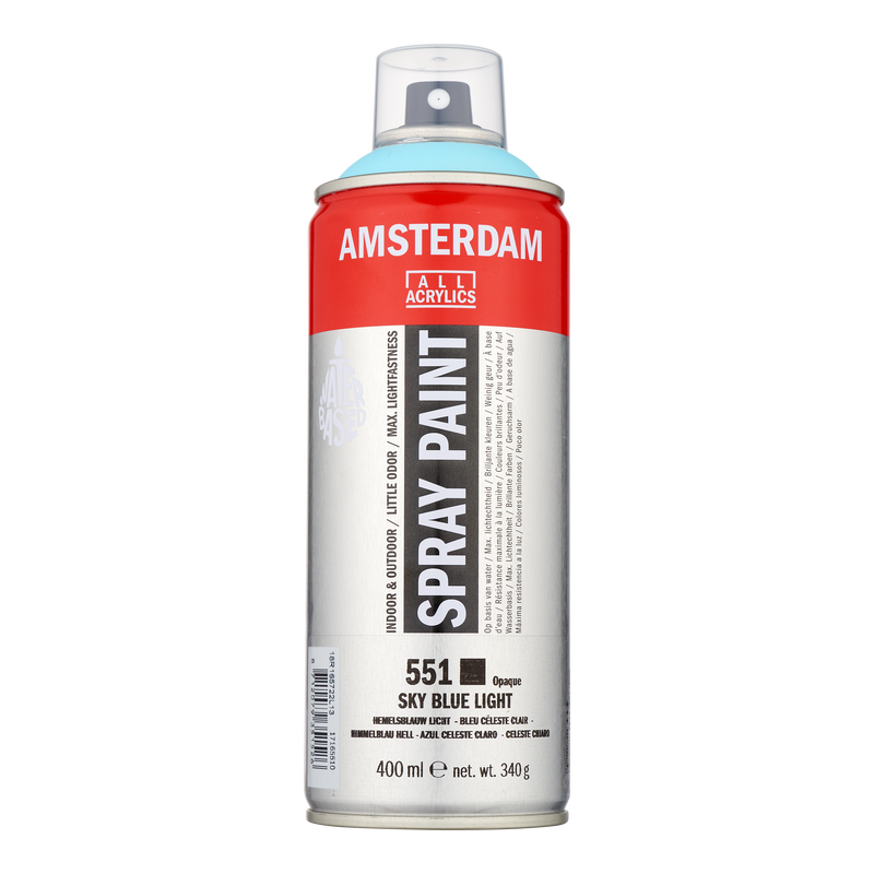 Amsterdam Acrílico en Spray Número 551 Color Azul Celeste Claro 400ml