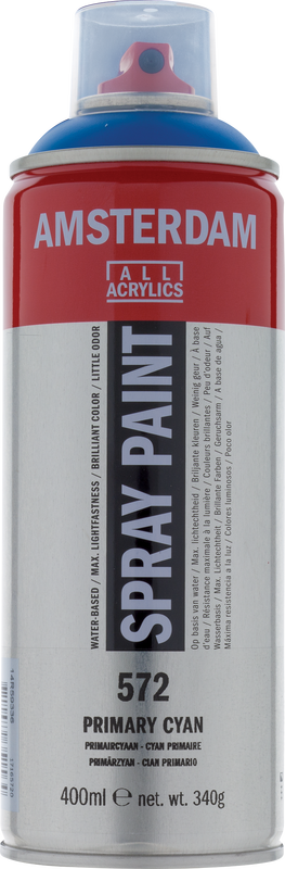 Amsterdam Acrylspray Nummer 572 Farbe Cyan 400ml