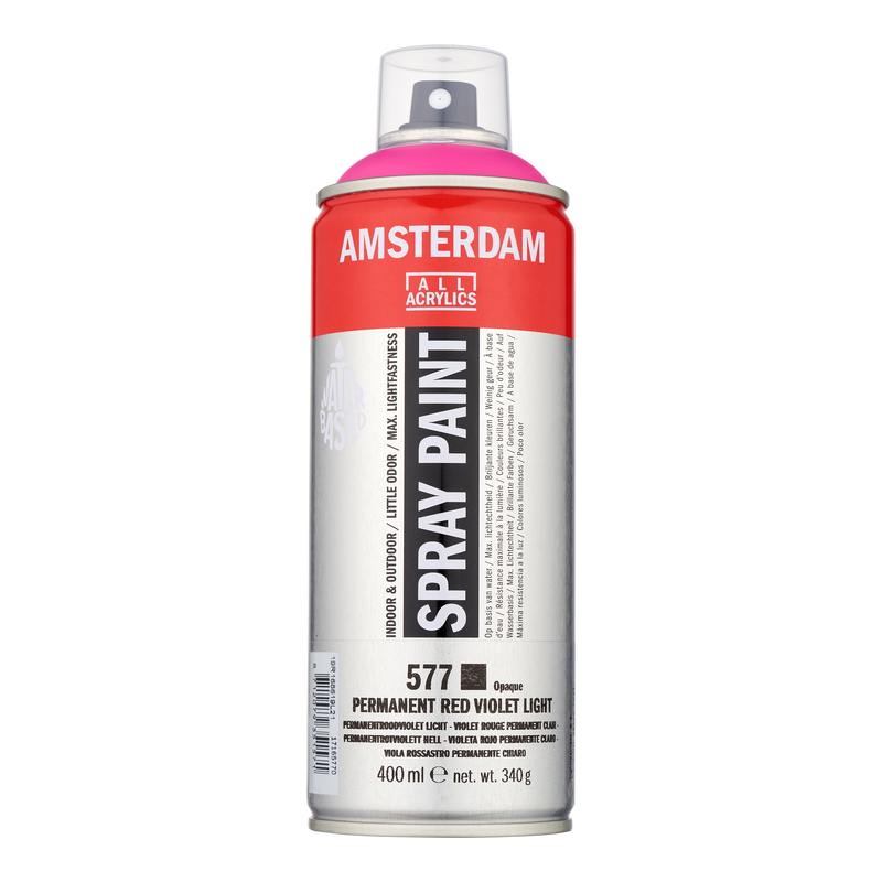 Amsterdam Acrílico en Spray Número 577 Color Violeta Rojo Permanente Claro 400ml
