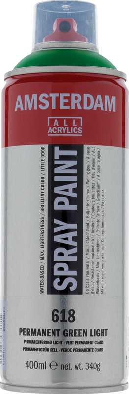 Amsterdam Acrylspray Nummer 618 Farbe Helles Dauergrün 400ml