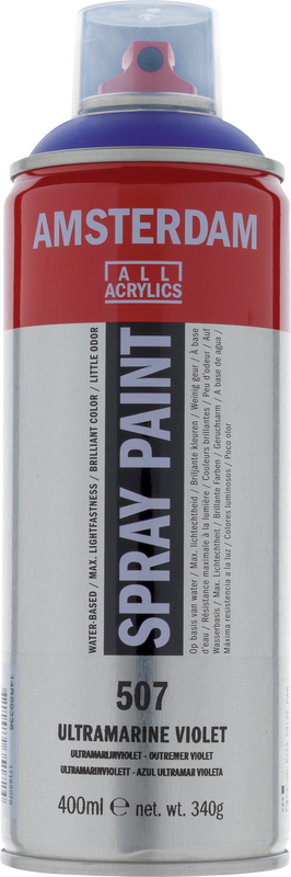 Amsterdam Acrylspray Nummer 507 Farbe Ultramarinblau Violett 400ml