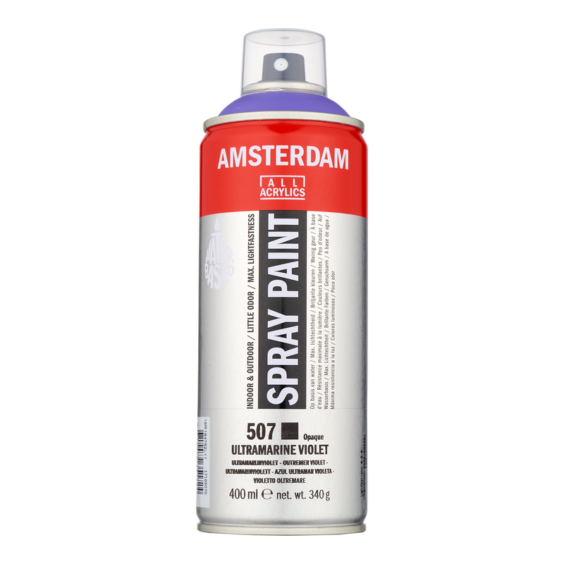 Amsterdam Acrylic Spray Number 507 Color Ultramarine Blue Violet 400ml