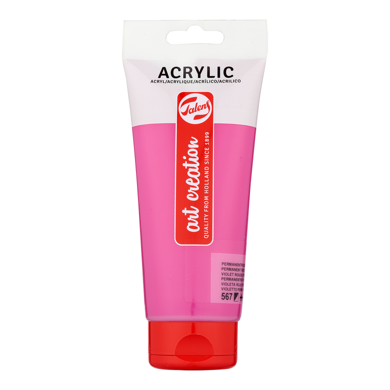 Acrylic 200 ml Color Violet Red Permanent 567