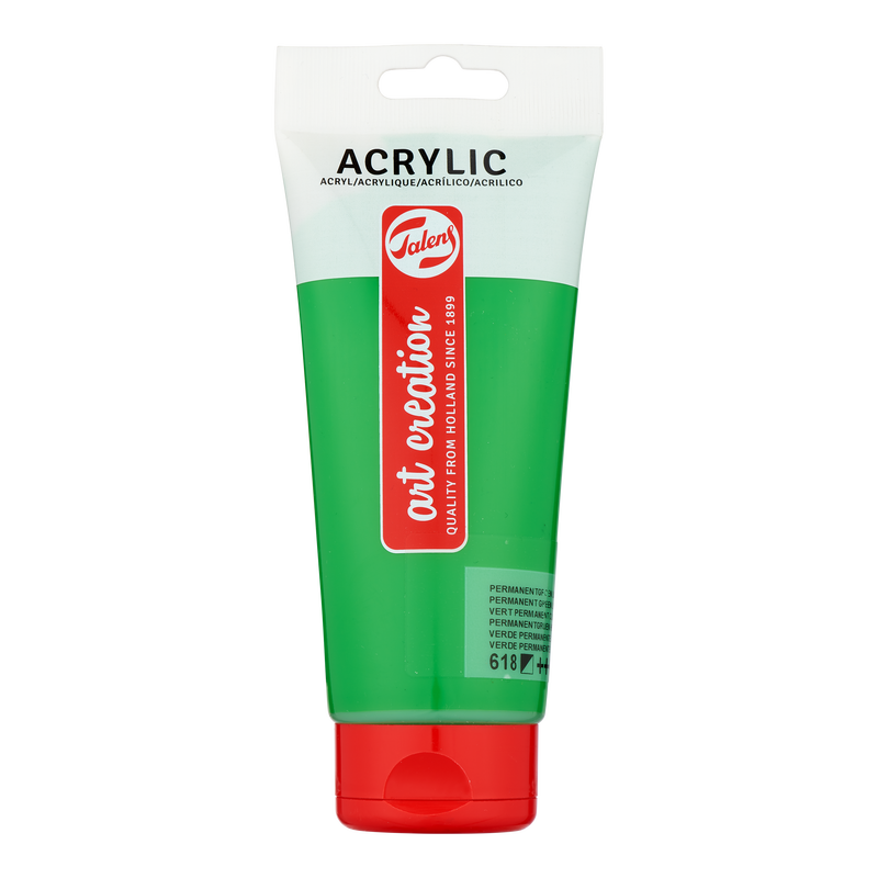 Acrylic 200 ml Color Permanent Green Clear 618
