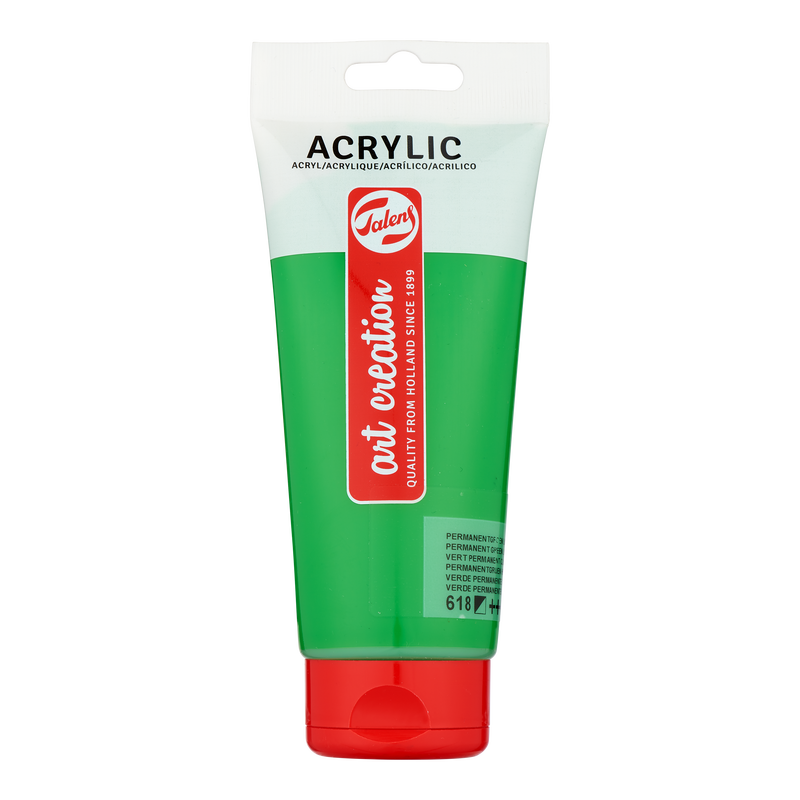 Acryl 200 ml Color Permanent Grün Klar 618