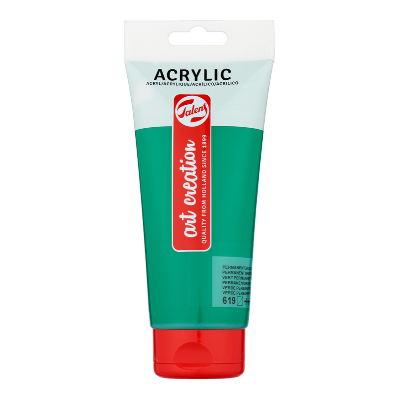 Acryl 200 ml Color Permanent Dunkelgrün 619