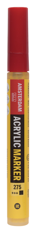 Amsterdam Rotulador Acrílico Punta Media () Acrylic Marker Número 275 Color Amarillo Primario