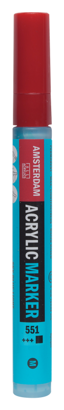 Amsterdam Acrylic Marker Medium Point Acrylic Marker Number 551 Color Light Sky Blue