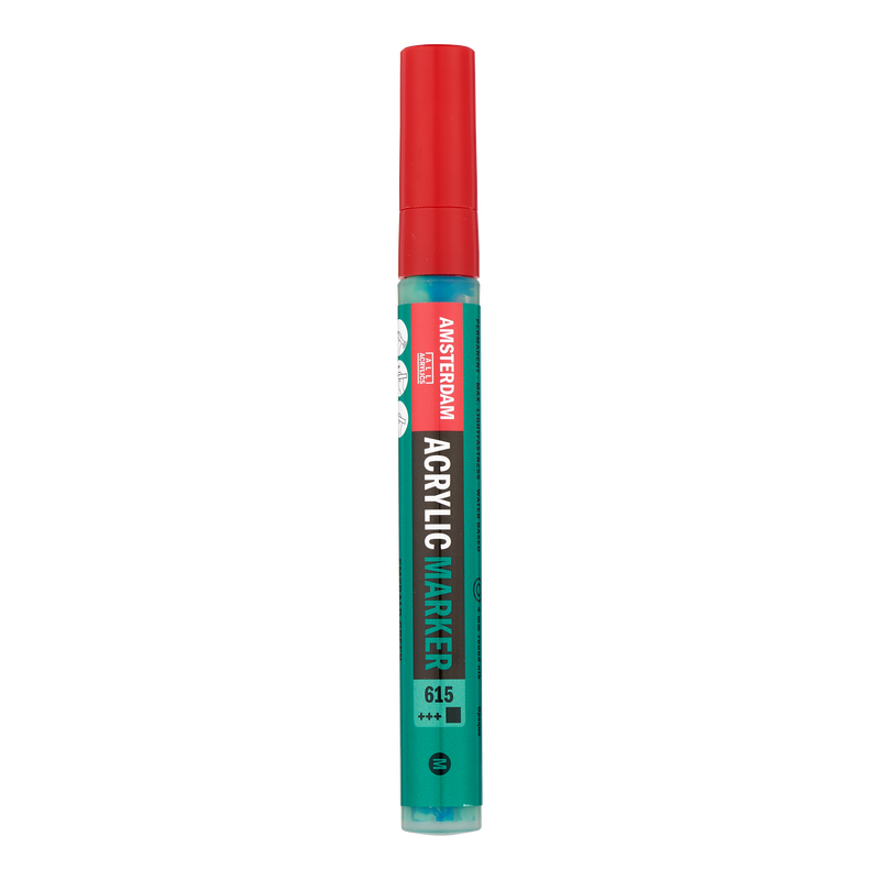 Amsterdam Acrylic Marker Medium Point Acrylic Marker Number 615 Color Emerald Green