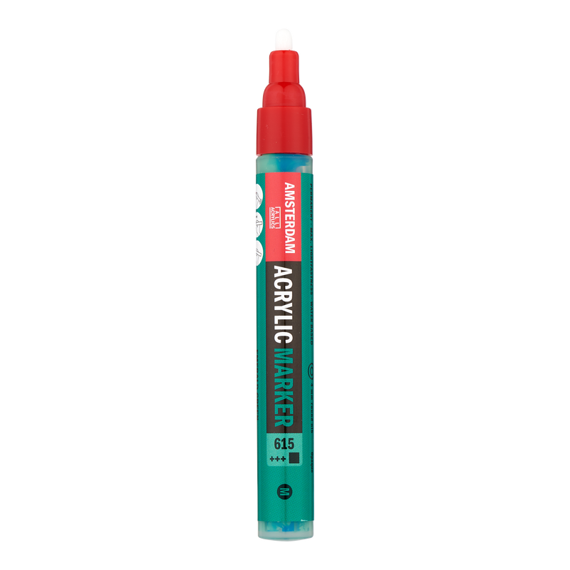 Amsterdam Acrylic Marker Medium Point Acrylic Marker Number 615 Color Emerald Green