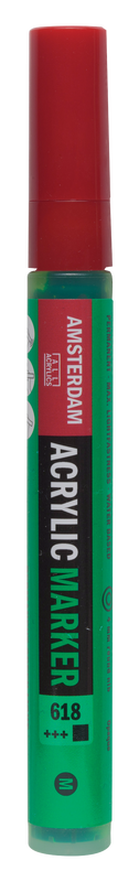 Amsterdam Acrylmarker Medium point Acrylmarker Nummer 618 Farbe Light Permanent Green