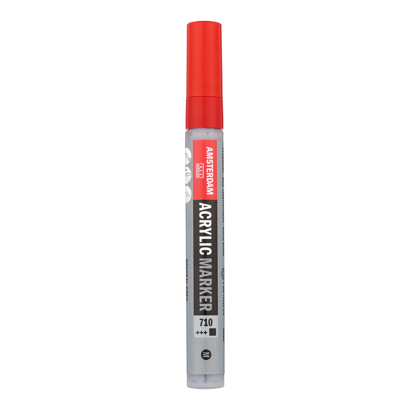 Amsterdam Acrylmarker Mittelspitze Acrylmarker Nummer 710 Farbe Neutral Grau