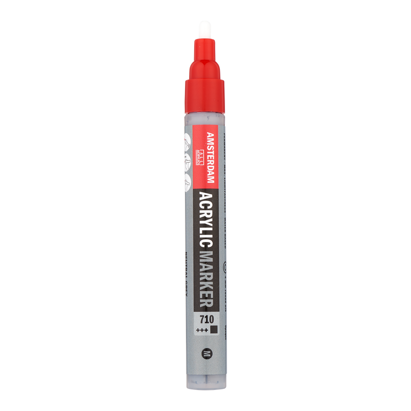 Amsterdam Acrylmarker Mittelspitze Acrylmarker Nummer 710 Farbe Neutral Grau