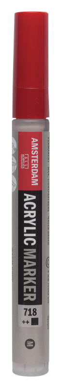 Amsterdam Rotulador Acrílico Punta Media Acrylic Marker Número 718 Color Gris Cálido