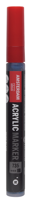 Amsterdam Acrylic Marker Medium Point Acrylic Marker Number 735 Color Rust Black