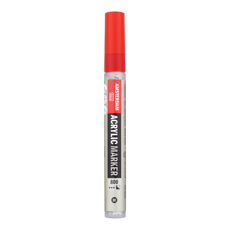 Amsterdam Acrylic Marker Medium Point Acrylic Marker Number 800 Color Silver