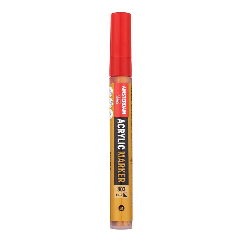 Amsterdam Acrylmarker Medium point Acrylmarker Nummer 803 Farbe Dunkelgold