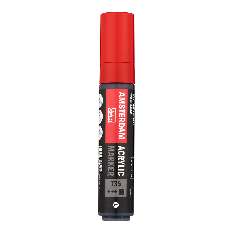 Amsterdam Acrylic Marker Acrylic Marker Number 735 Color Black Rust