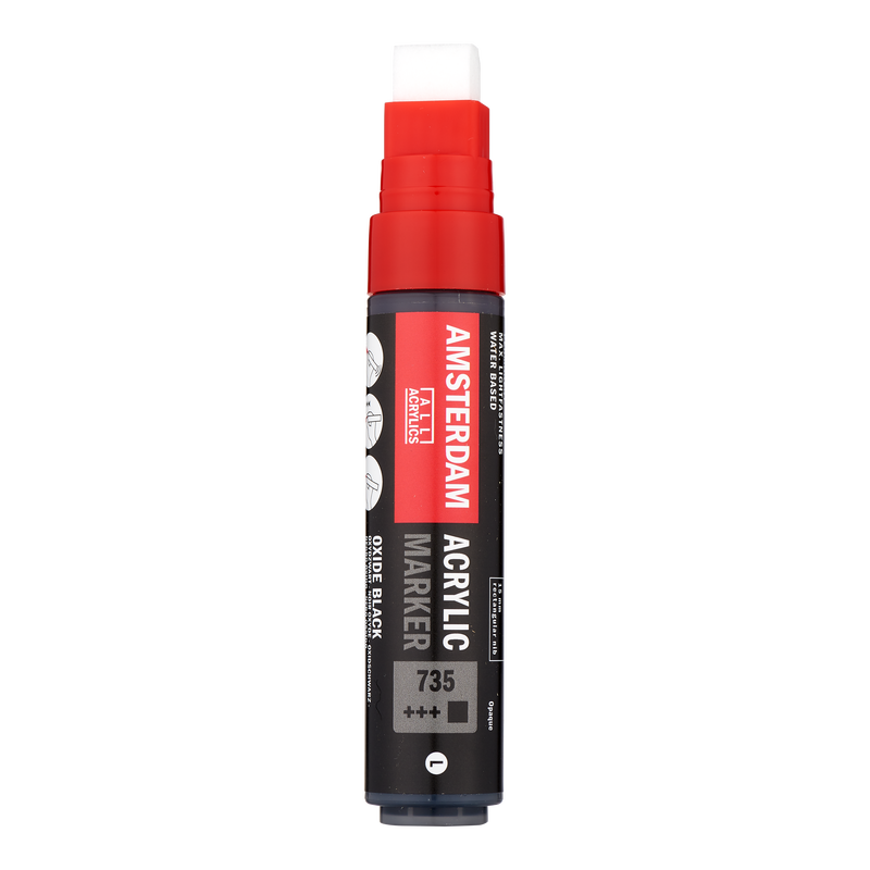 Amsterdam Acrylic Marker Acrylic Marker Number 735 Color Black Rust