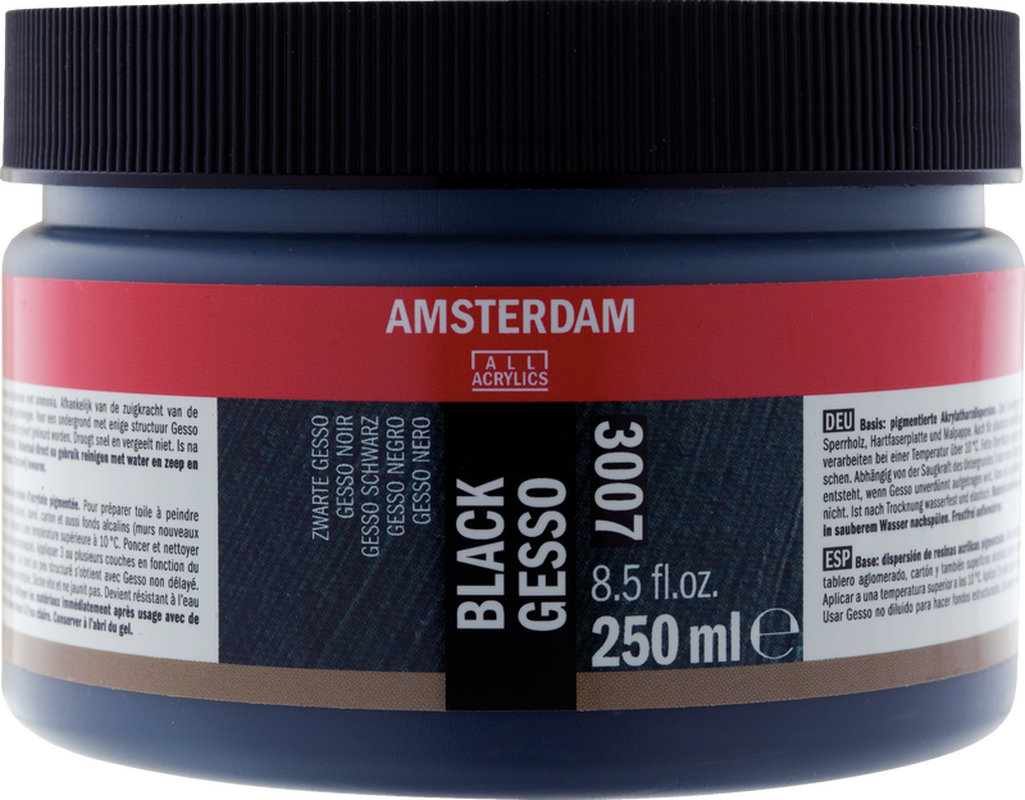 Amsterdam Gesso Schwarz für Acryl 3007 250ml