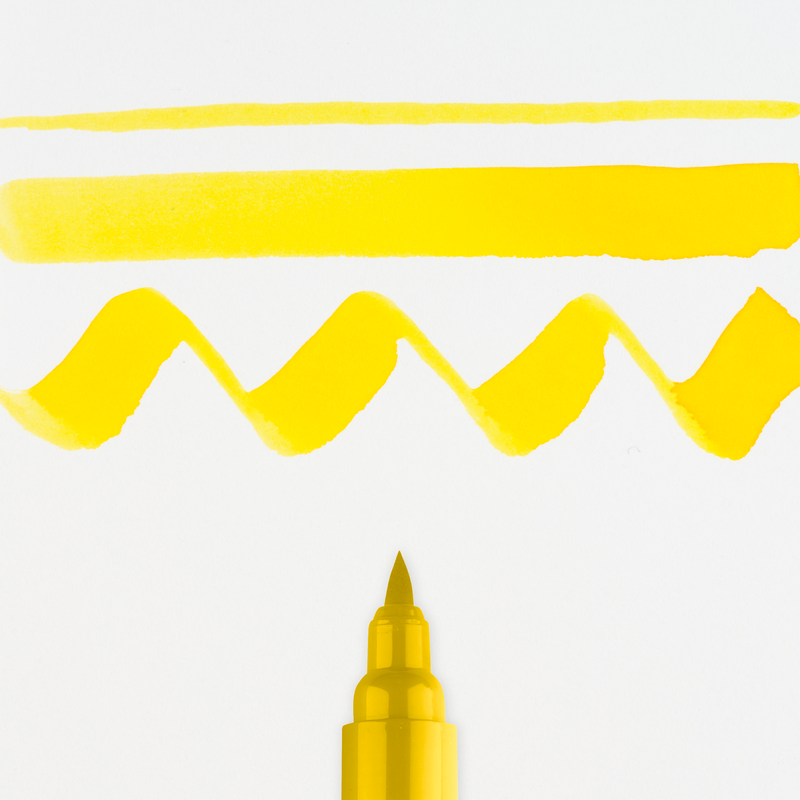 Talens Rotulador Brush Pen Ecoline  Número 201 Color Amarillo Claro