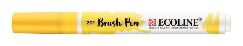 Talens Rotulador Brush Pen Ecoline  Número 201 Color Amarillo Claro