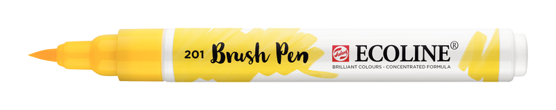Talens Rotulador Brush Pen Ecoline  Número 201 Color Amarillo Claro