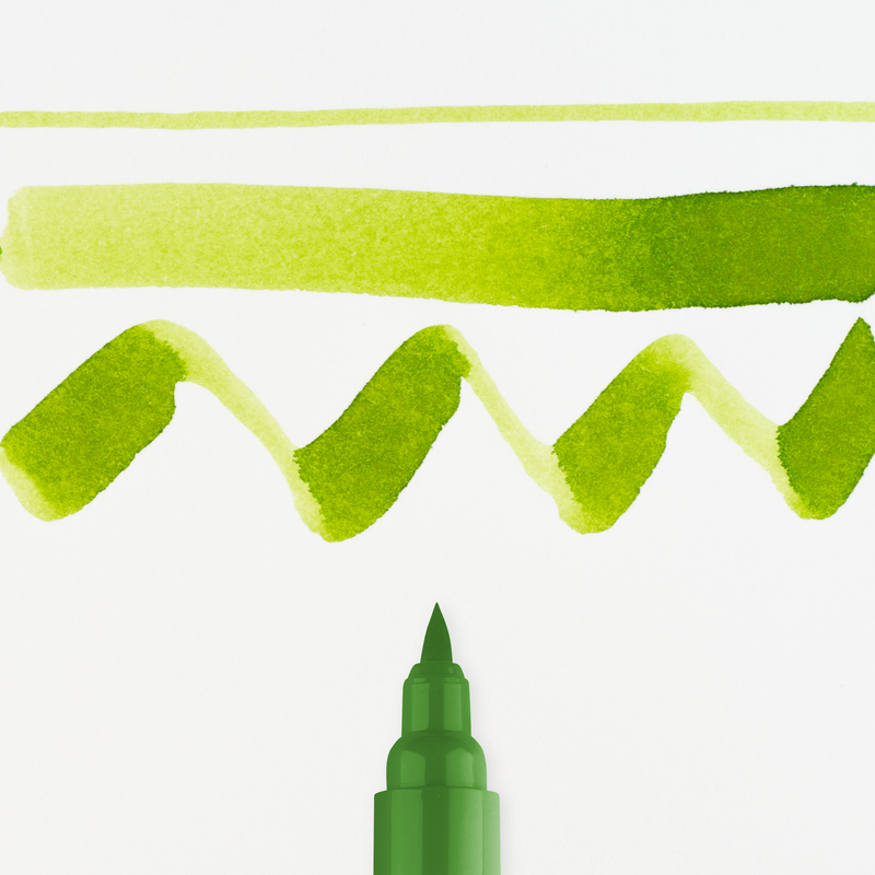 Talens Rotulador Brush Pen Ecoline  Número 657 Color Verde Bronce