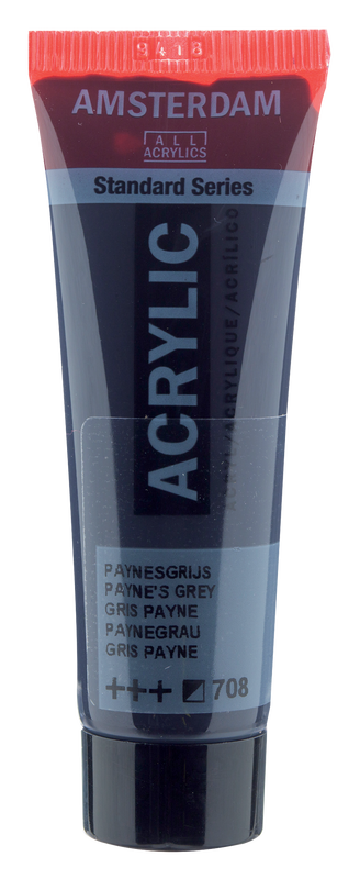 Acrylic 20 ml Color Payne Gray . 708