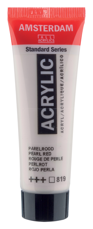 Acrylic 20 ml Color Pearl Red. 819