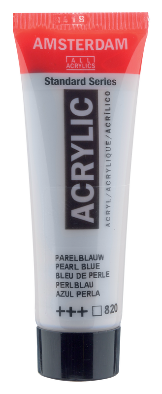 Acrylic 20 ml Color Pearl Blue. 820