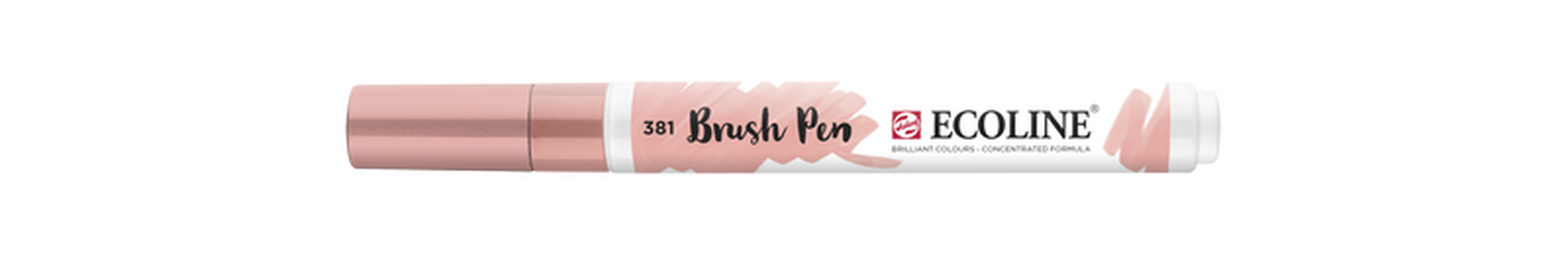 Talens Rotulador Brush Pen Ecoline  Número 381 Color Rojo Pastel