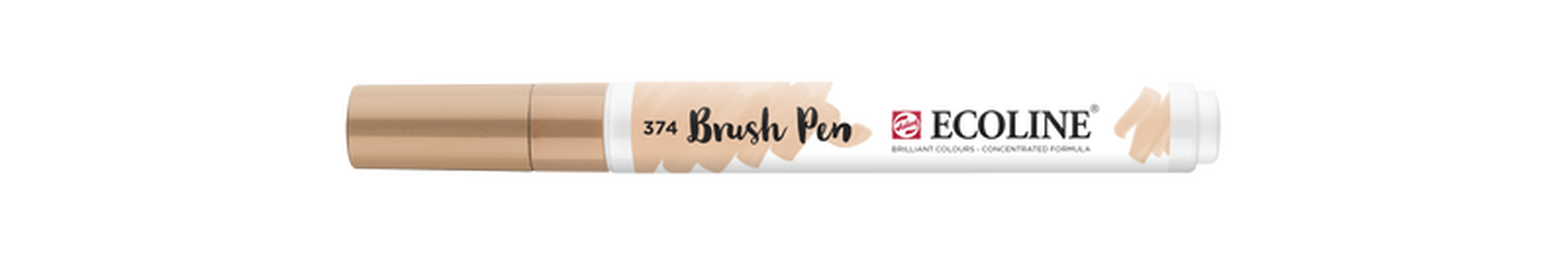 Talens Brush Pen Ecoline Number 374 Color Pink Beige