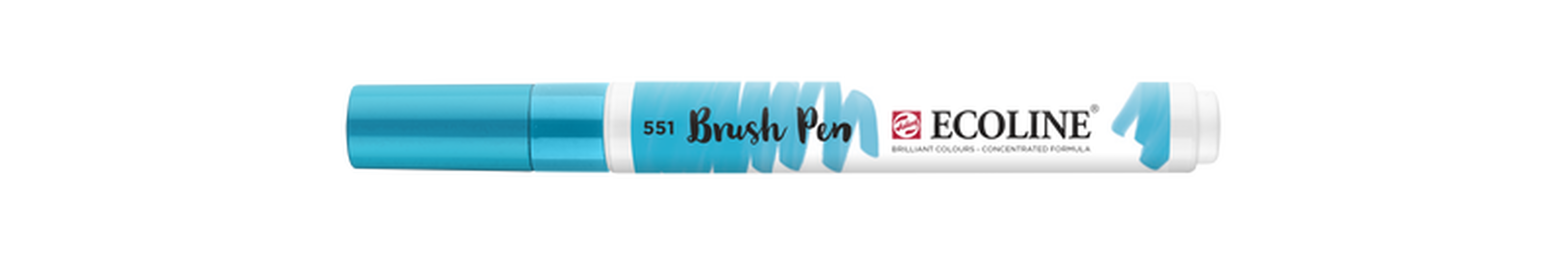 Talens Rotulador Brush Pen Ecoline  Número 551 Color Azul Celeste Claro