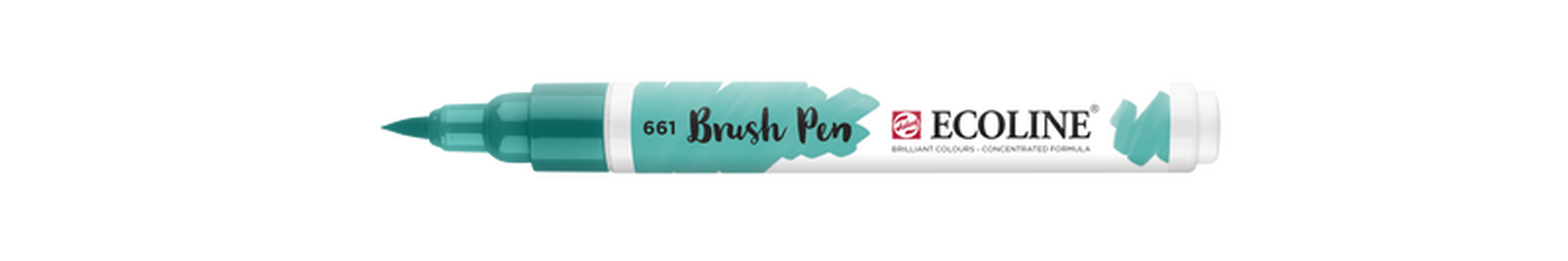 Talens Brush Pen Ecoline Number 661 Color Turquoise Green