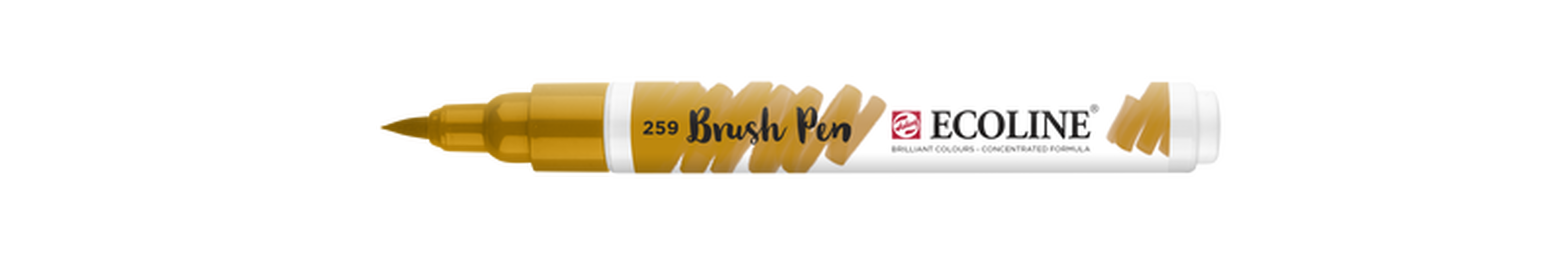 Talens Pinselstift Ecoline Nummer 259 Farbe Sandgelb