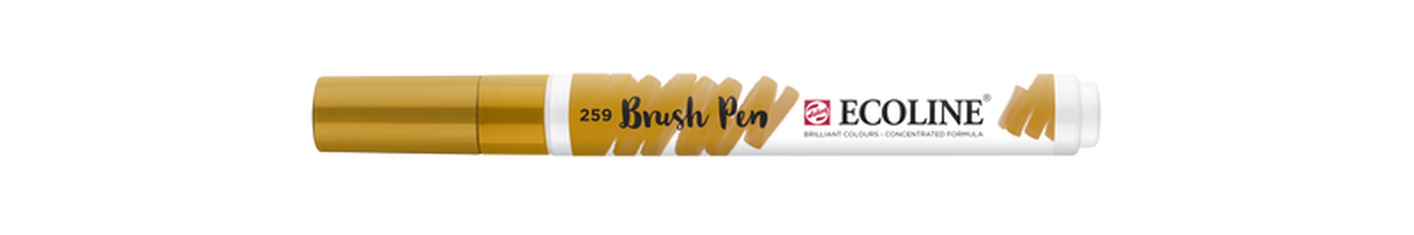 Talens Rotulador Brush Pen Ecoline  Número 259 Color Amarillo de arena