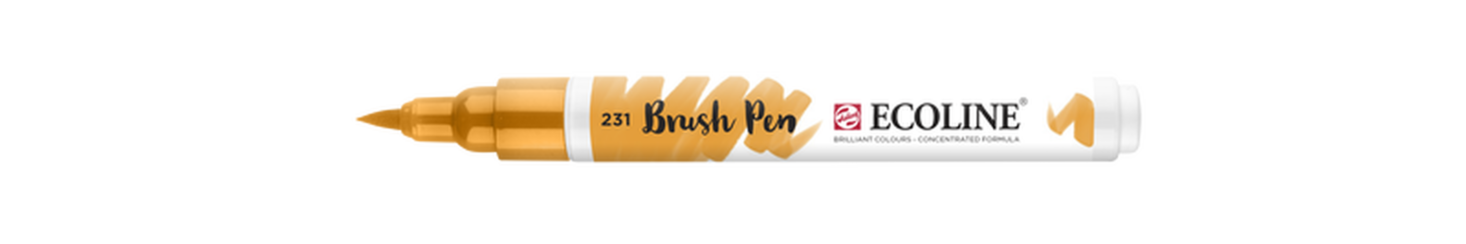 Talens Pinselstift Ecoline Nummer 231 Farbe Ockergold