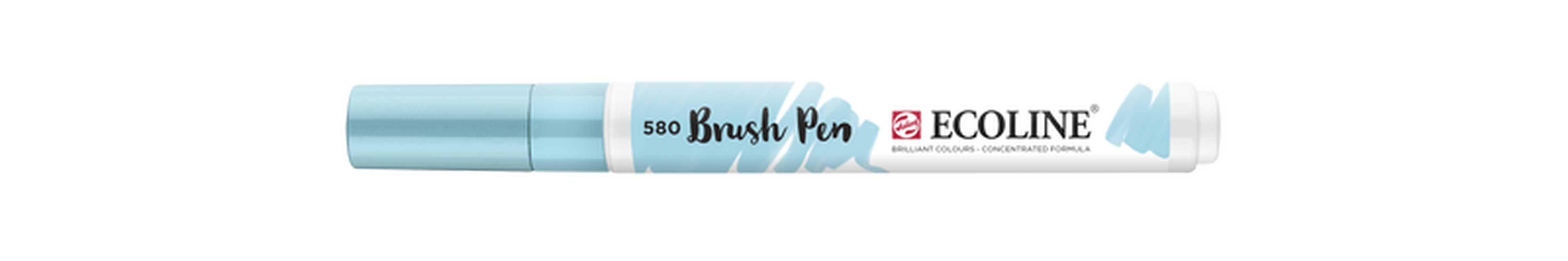 Talens Rotulador Brush Pen Ecoline  Número 580 Color Azul Pastel