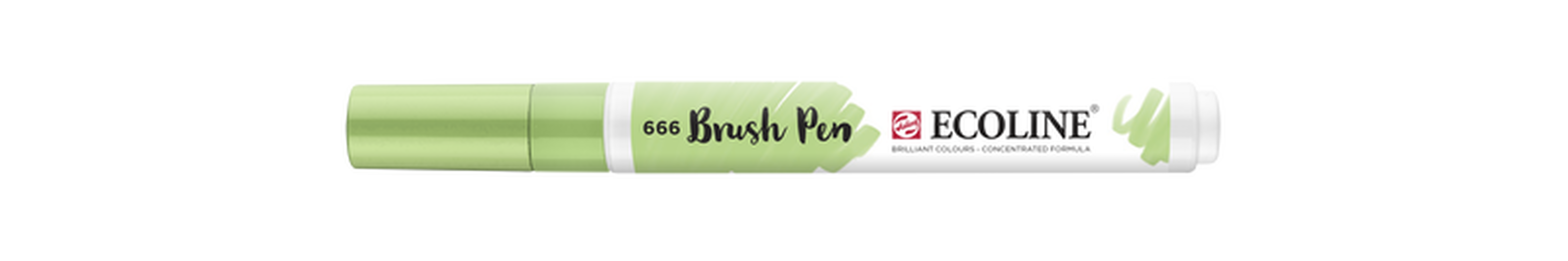 Talens Brush Pen Ecoline Number 666 Color Pastel Green