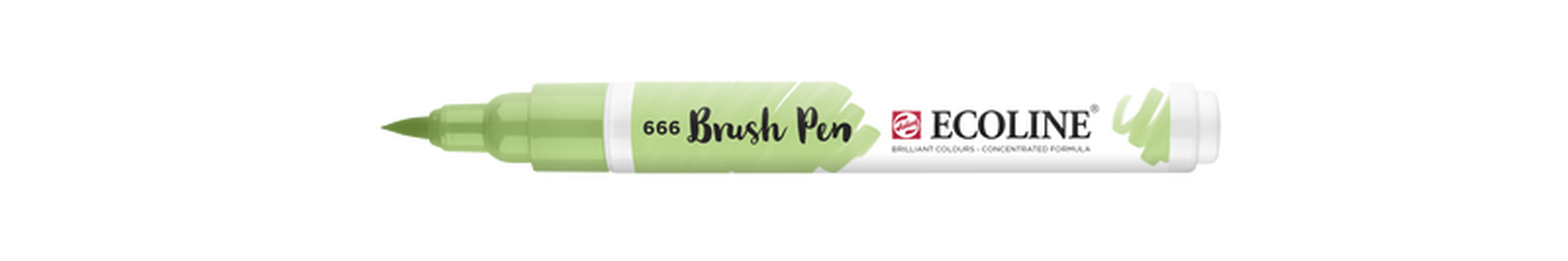Talens Brush Pen Ecoline Number 666 Color Pastel Green