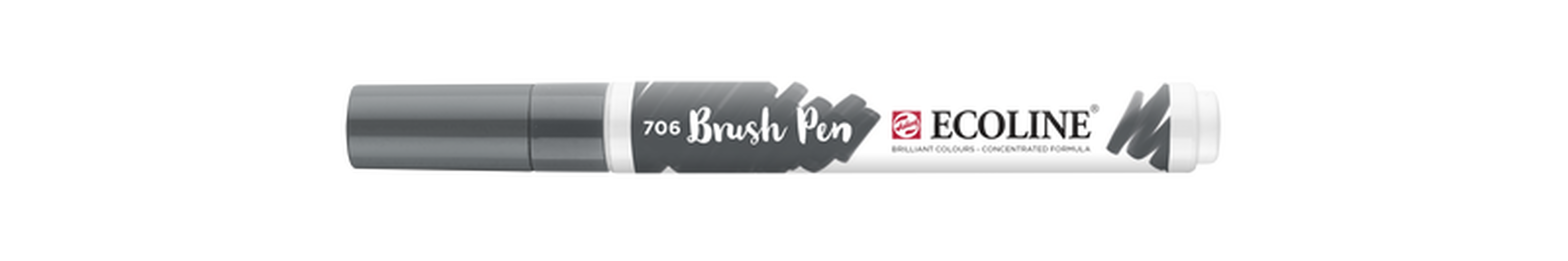 Talens Pinselstift Ecoline Nummer 704 Farbe Grau