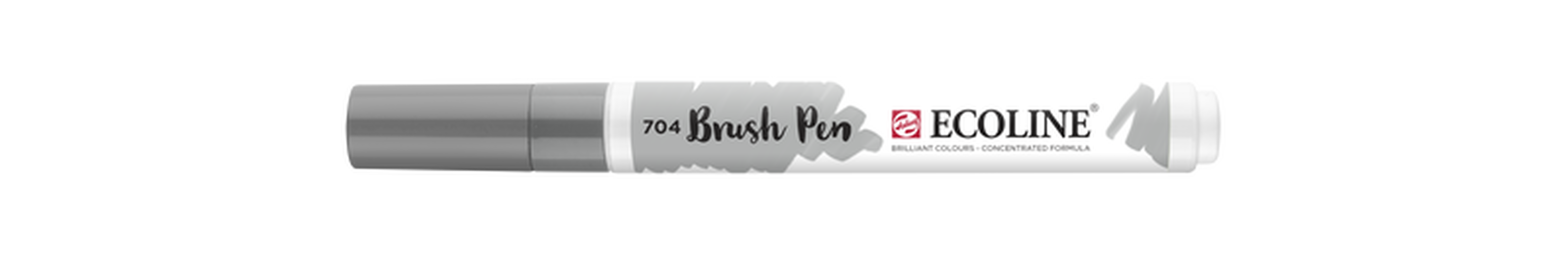 Talens Brush Pen Ecoline Number 704 Color Gray
