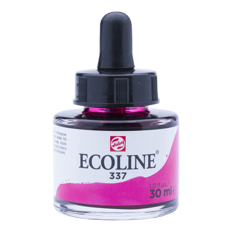 Ecoline Talens Flüssige Aquarellfarbe Nummer 337 Farbe Magenta 30ml