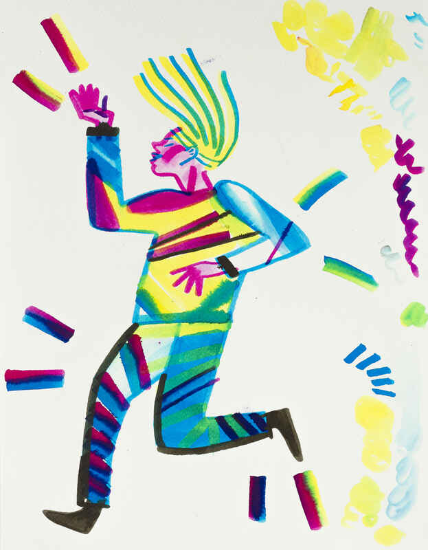 Talens 5er Set Brush Pen Ecoline Marker