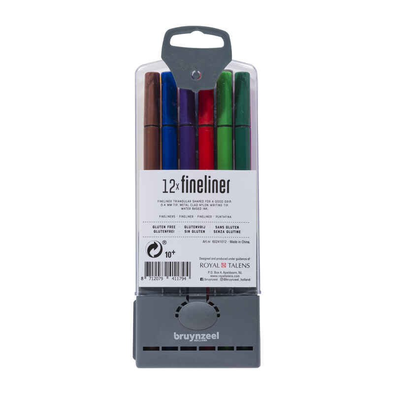 Bruynzel Fineliner 12er-Satz