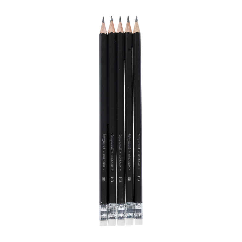 Satz von 5 Graphitstiften HB bruynzell
